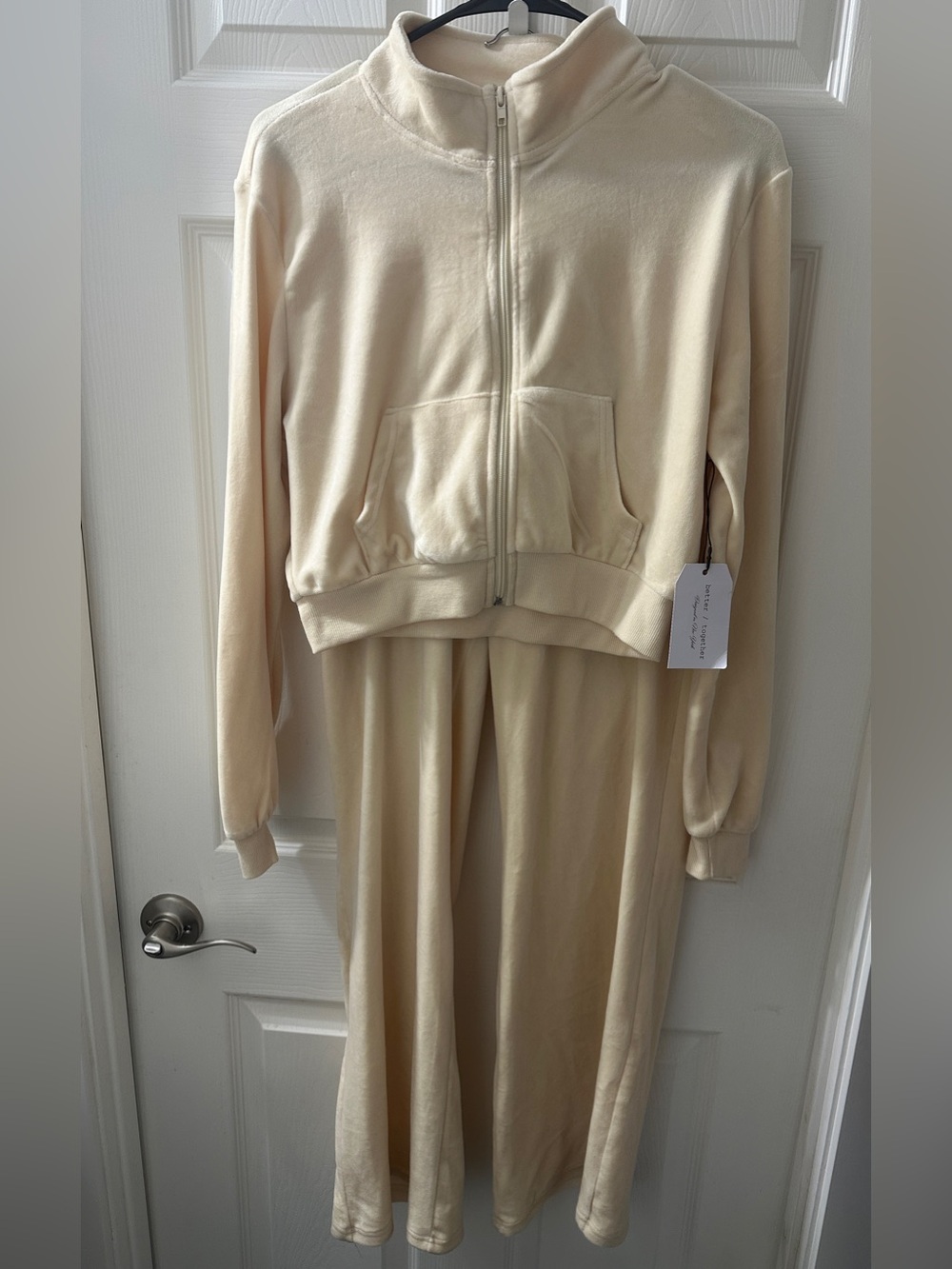 NWT Better Together Velour Tracksuit Set | Butter Yellow | Medium